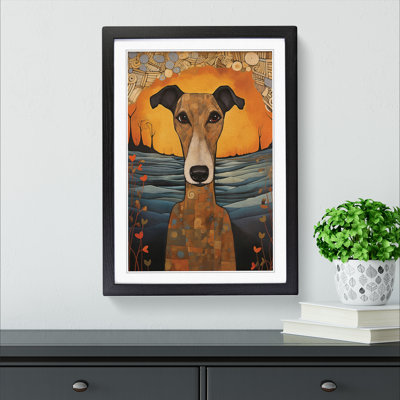 Greyhound Symbolism No.2 - Framed Print