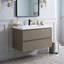 Meuble-lavabo suspendu de 91 cm (36 po), armoire en mélamine de bois avec lavabo intégré en résine et carbonate de calcium, préassemblé-729679325-729679326