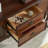 Retro Solid Wood Multifunctional Console Table-1728363953