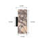 2 - Cylindre décoratif à motif de marbre clair-1033209294