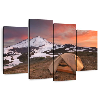 Alvord Tent Near Snowy Mountain