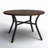 Argyri 44" Round Metal Outdoor Dining Table