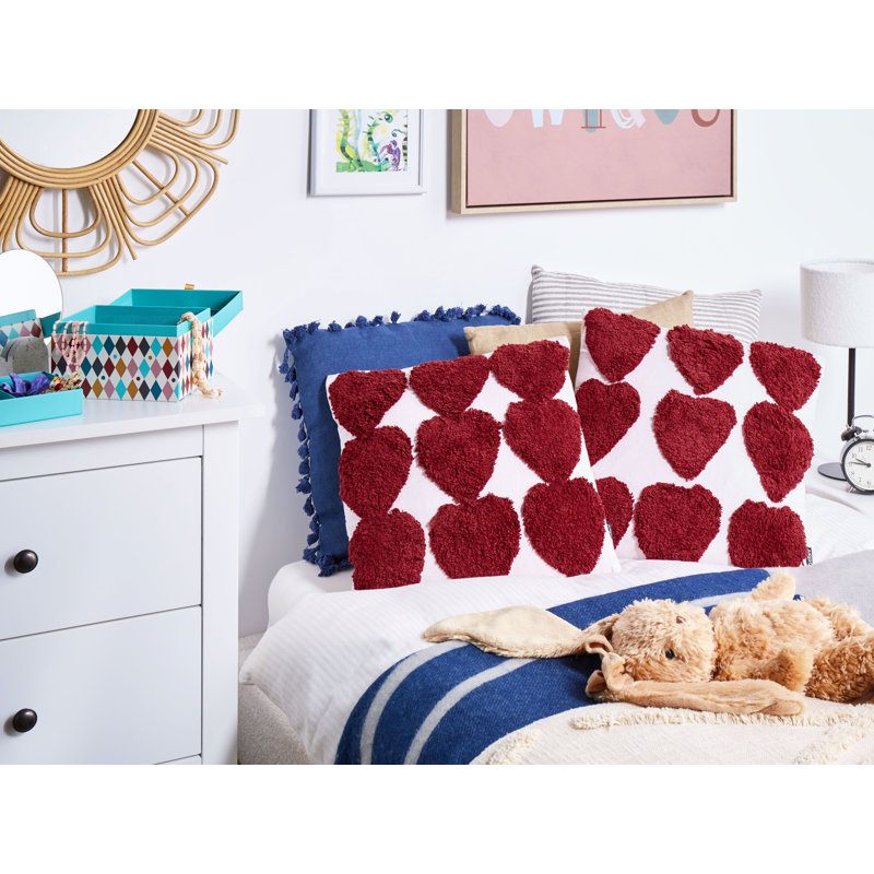 Riet Geometric Square Cushion