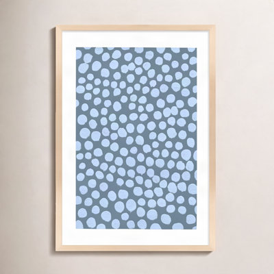 Navi "Periwinkle on Blue Gray" Painting