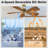 56" IP66 Waterproof Outdoor Ceiling Fan with Remote Control ABS Blades 6 Speeds Reversible DC Motor No Light-1595580128