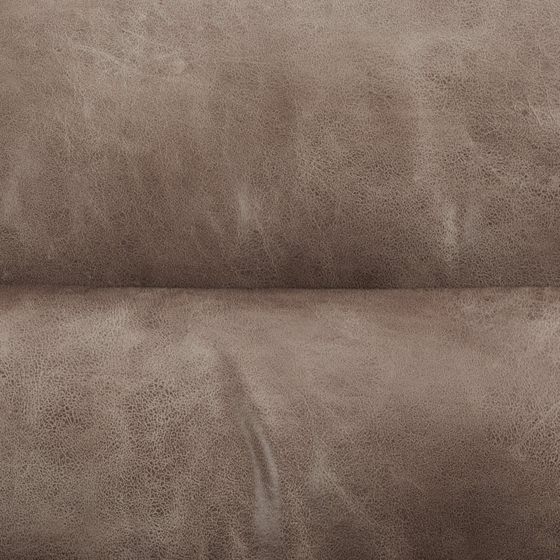 Aalaysha 2 Seater Faux Leather Sofa Bed, Brown