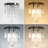 Hazuko Crystal Flush Mount