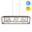 Ellum 3 - Light LED Square/Rectangle Pendant