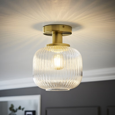 Calpe Glass Flush Mount