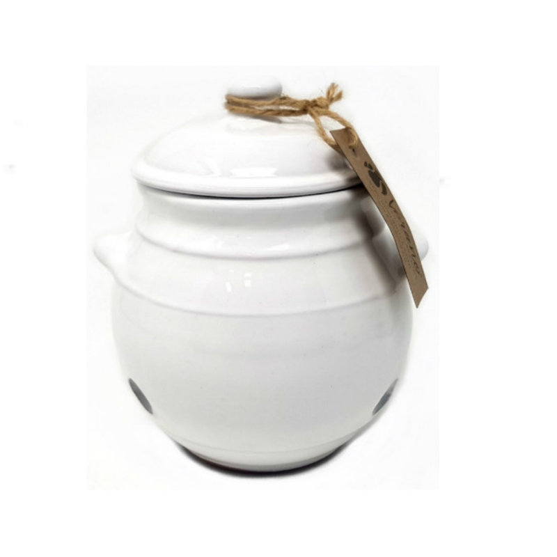 Ceramic / Porcelain Jar, White