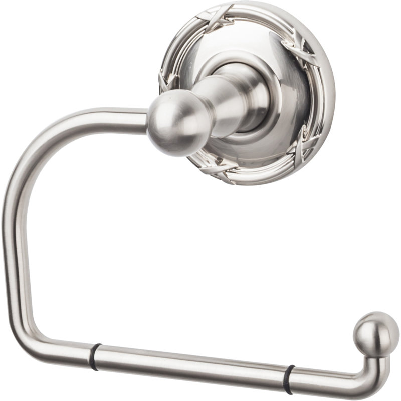 Edwardian Bath  Wall Mounted Toilet Paper Holder, Brushed Satin Nickel