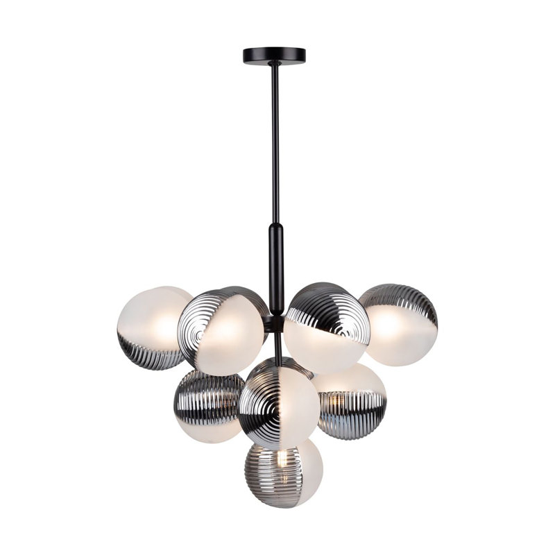 Lustre 13 lumières Bolla - Noir