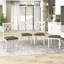 Solid Wood 5-Piece Round Dining Table Set-619327666-619327665