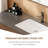 47.25'' Brown Wood Floating Vanity with Drawer, Single Bathroom Vanity with Gray Sintered Stone Top