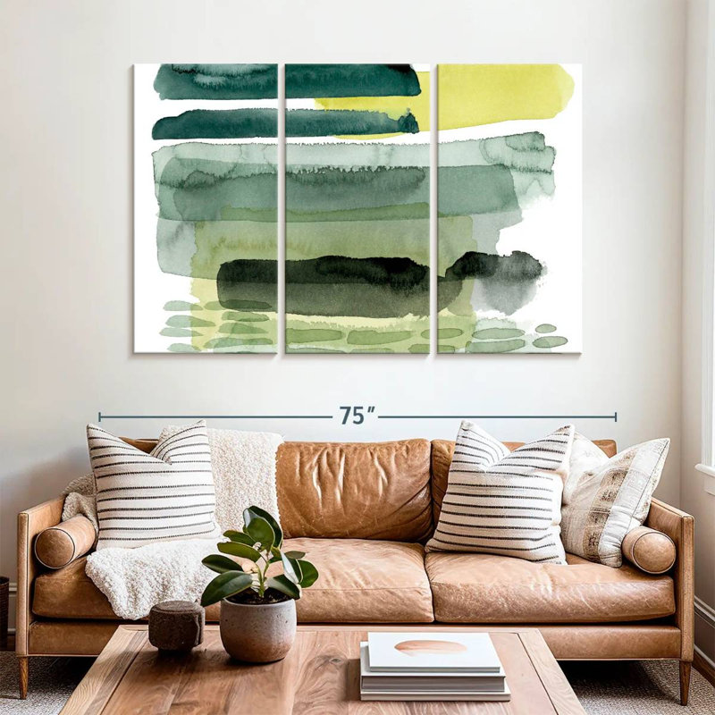 Avery Verdant Stratum I, 48" H x 74" W