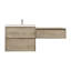 Meuble-lavabo mural 60 po avec évier en acrylique renforcé Aliki-1123569512