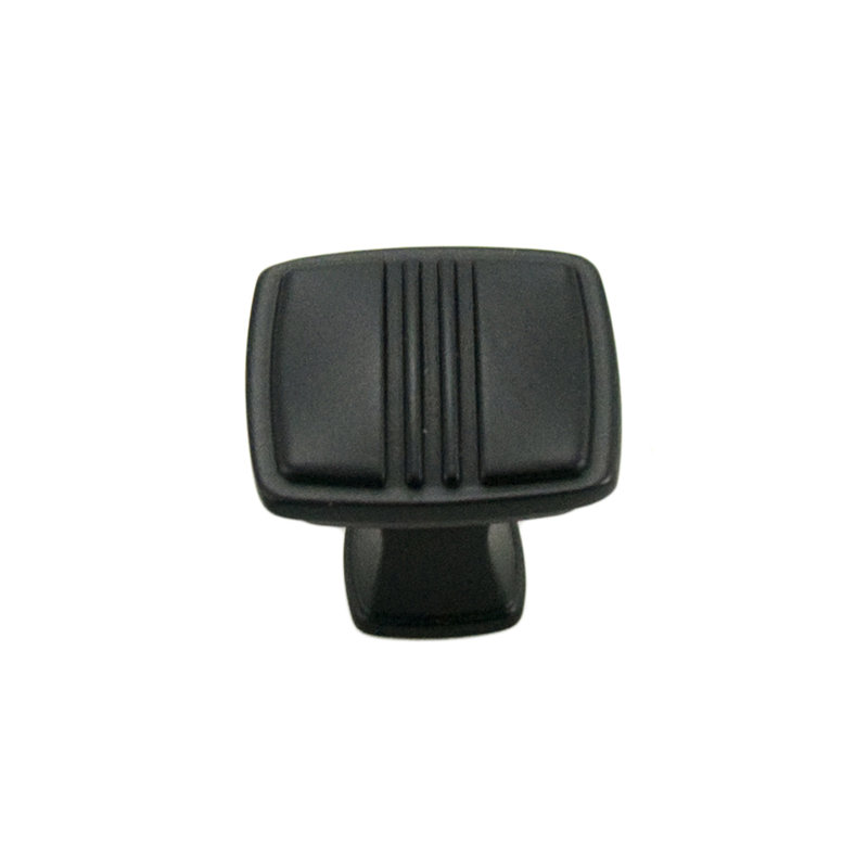 Alder Square Knob, Black