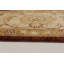 Tapis zone en laine beige/brun foncé 9 pi x 12 po main-of-kind-noué la 2010 ushak Rahma