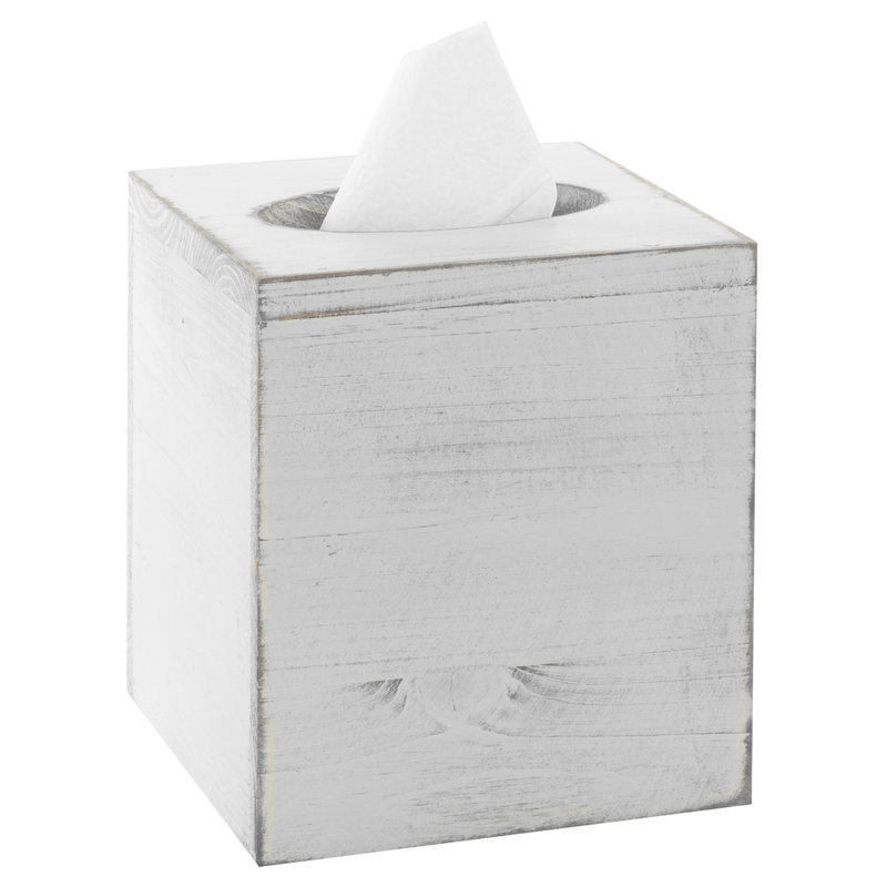 Couvercle de boîte à mouchoirs Casteau, Blanc