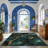 Green Marble Pattern Area Rug, Soft And Lightweight, Suitable For All Seasons, Easy To Maintain And Easy To Clean, Machine Washable Carpet Floor Mat, Living Room, Bedroom, Dining Room, Office, Balcony, Room Decor, Home Decor, Outdoor Decor-1389238281
