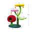 Catry 39.5" Floral Cat Tree with Hammock and Condo