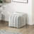 Modern Square Pouf Off- Jacquard Fabric Upholstered Ottoman (Only Including Ottoman)-1974981419