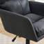 Chaise de bureau ergonomique en cuir synthétique à hauteur ajustable, adaptée à plusieurs environnements, durable et confortable.-129697368-129697367