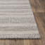 Tapis brun / naturel en laine touffeté à la main à rayures Overlea-1526125145