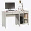 Bureau d'ordinateur, finition GRIS CLAIR