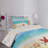 Seashells Coastal Coverlet