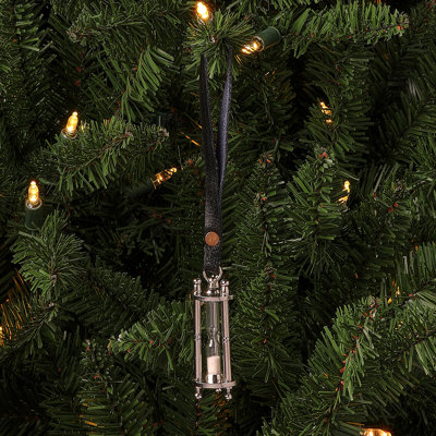 Antique Hourglass Ornament With Strap