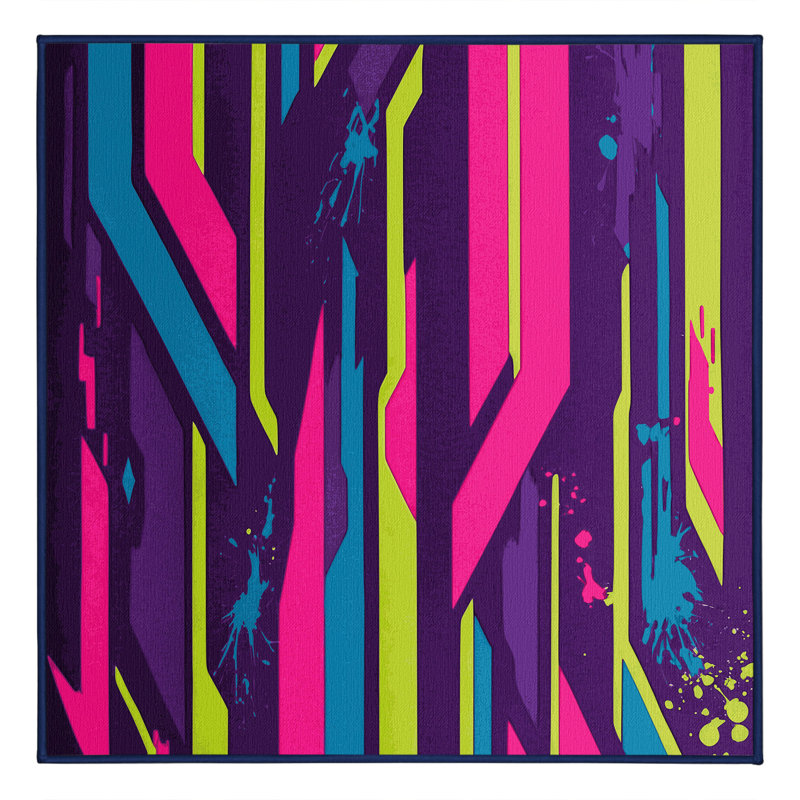 Gamma Gleam Rug, Square 3'