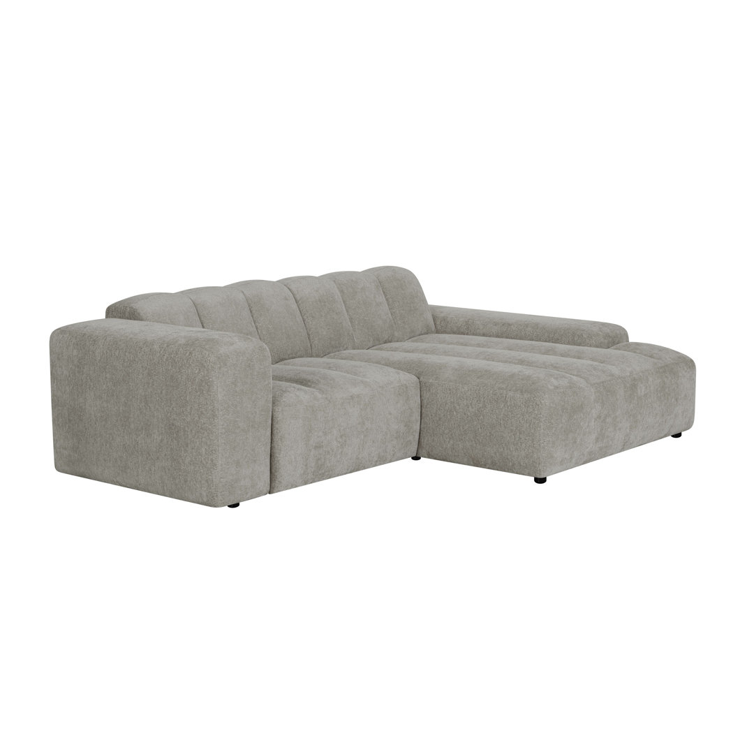 Ecksofa Amruth - kleines Sofa Element - normale Länge Chaise Longue