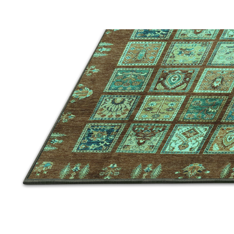 Abstract Indoor Rug, Rectangle 7' x 10'