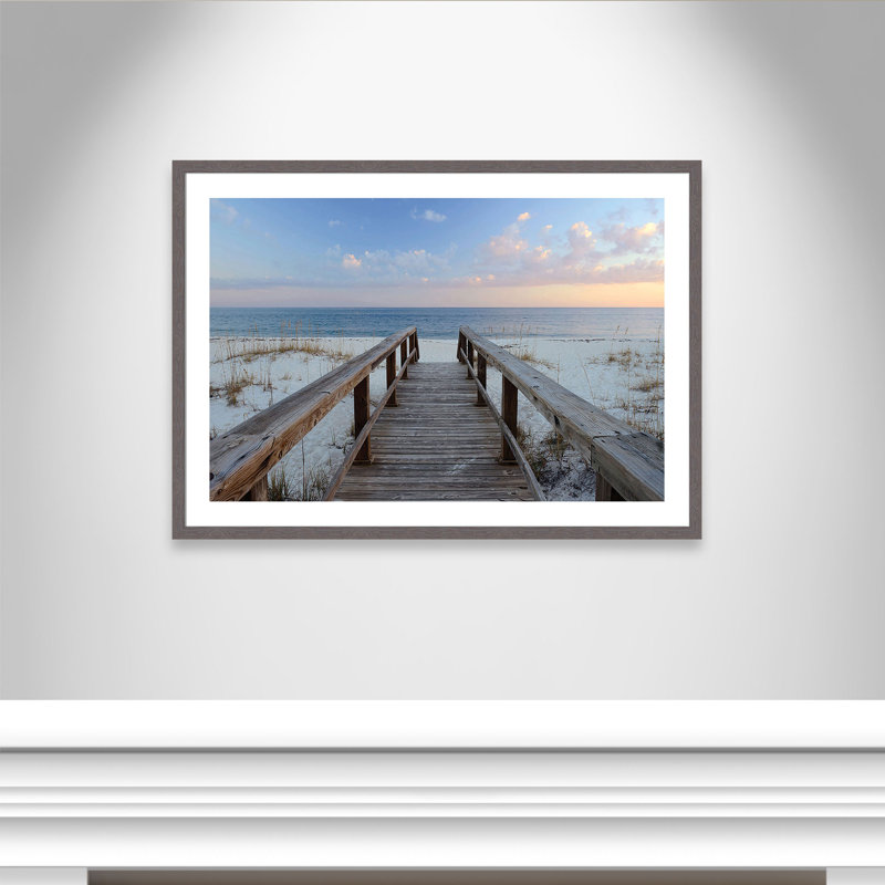 «Pensacola Sunset» par Ayeasha, reproduction de photo encadrée