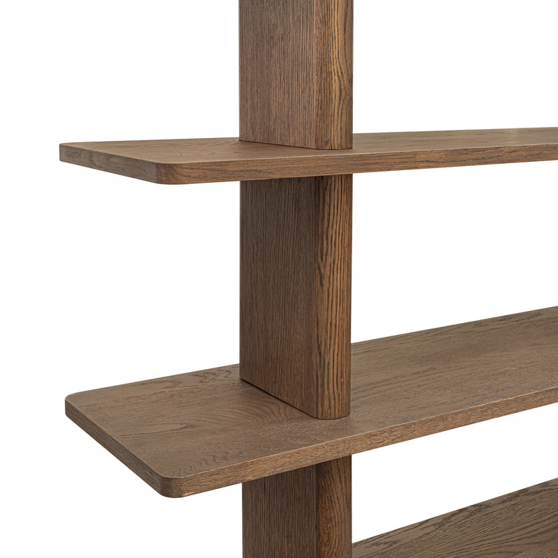 Casey Large Bookcase Dark Brown, Dark Brown