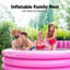 Piscine gonflable ronde avec sièges et dossier pour enfants, famille et adultes, «88 X 85 X 21»
