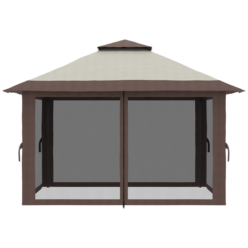 13' x 13' Pop Up Gazebo with Netting