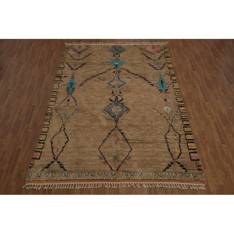 Tapis marocain en peluche 9 pi x 13 po Playful