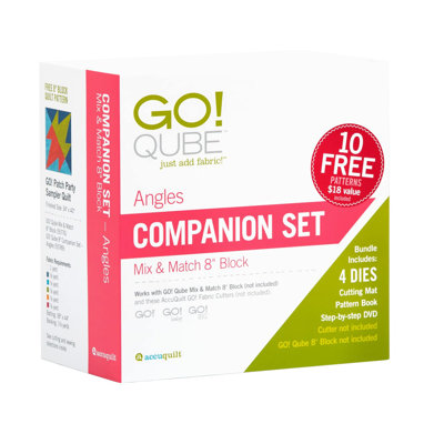 Accuquilt GO! Ensemble d'accoudoirs 8 po Qube