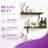 Kaboon 45Inch Floating Shelves For Wall 10" D X 45" W Set Of 2, Dark Walnut-284734318-288897078