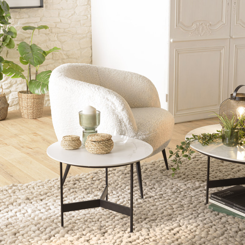 Akeila Trestle Coffee Table