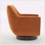 Fauteuil demi-tonneau pivotant de 30,90 po Mercersville-77118872