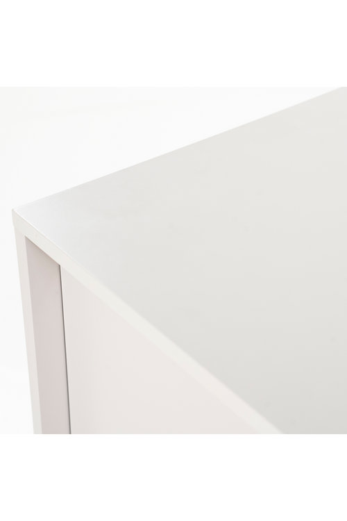 Boaz 71'' Off-White Metal Minimalist Sideboard