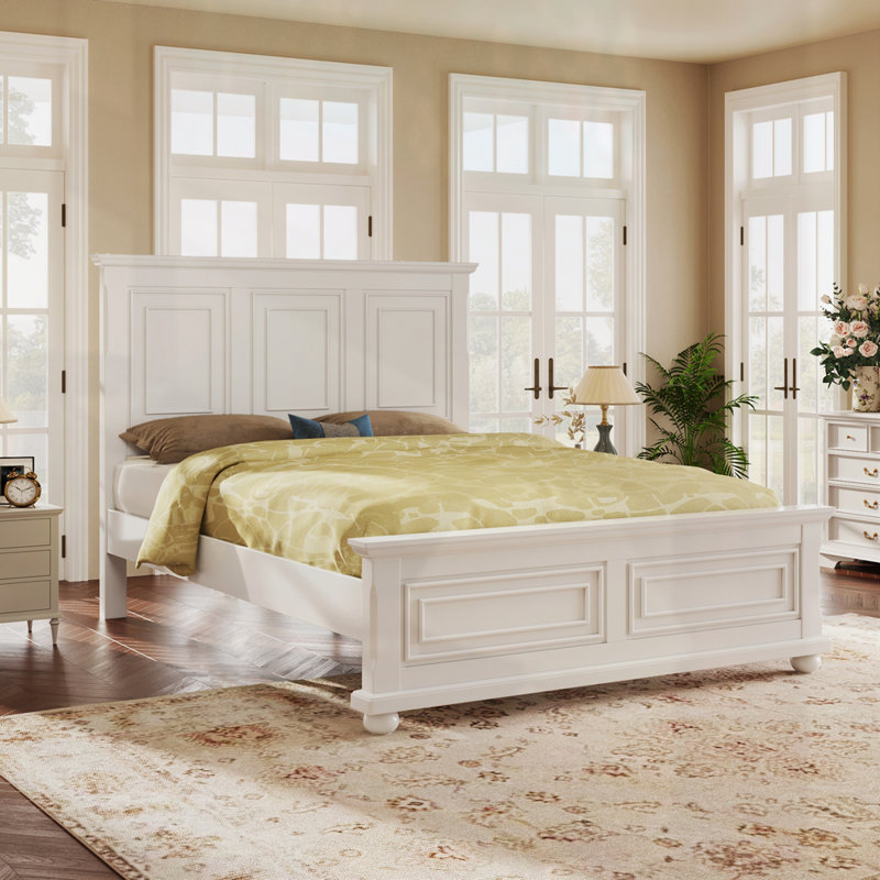 Traditional Town Bed Frame, White