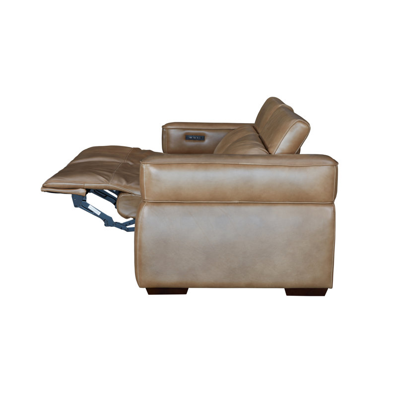 Matteo Reclining Loveseat, LE0604 Genuine Leather
