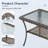 Valierius 2-Tier UV-Resistant PE Wicker Outdoor Coffee Table -2065970544