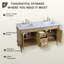 Ensemble de meuble-lavabo double 60 po Lexington-963995177-963995173