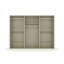 Tivareo  6 Hinged Door Wardrobe available in many colour combinations 2 Drawer INCL. Delivery and Assembly-98191621-98191628