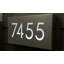 Enseigne lumineuse noire verticale-88543780